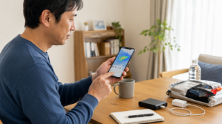 スマホの充電と防災アプリを確認しよう