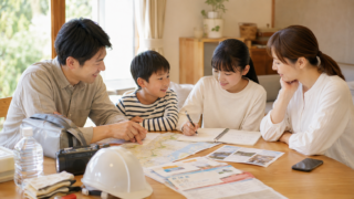 帰宅できない時の避難場所を家族で調べておこう